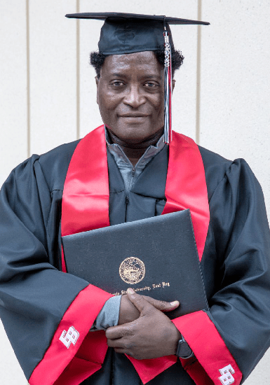 "My college experience this past semester was great. I learned a lot as it relates to Social Work, particularly regarding family and children - understanding their needs, how to go about addressing their needs, and the tools that I'll have as a Social Worker. I'm really enjoying the process and learning a lot about my field."